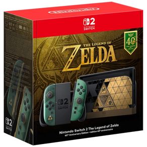 Nintendo Switch 2 The Legend of Zelda 40th Anniversary Edition Console
