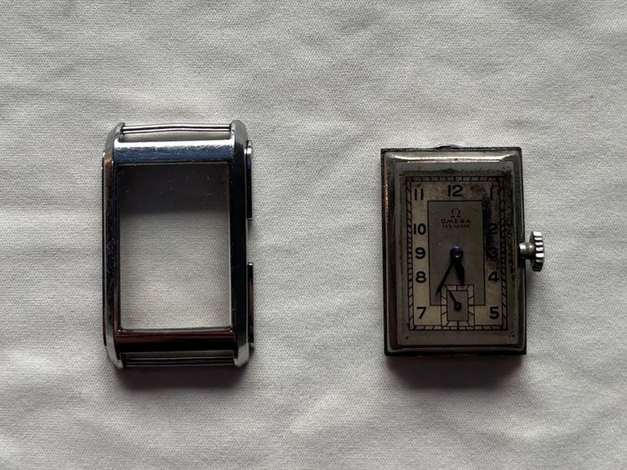 Omega Art Deco Curved Tank (cal.T17) from approximately 1939