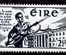 1941 Ireland 25th Anniversary of the Easter Rising (pictorial issue) Commemorative Stamp Mint Hinged