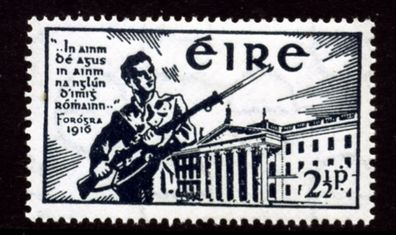 1941 Ireland 25th Anniversary of the Easter Rising (pictorial issue) Commemorative Stamp Mint Hinged