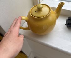 yellow teapot