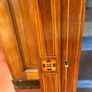 Late Victorian Rosewood & Satinwood Inlaid Glazed Pier Cabinet / Display Credenza Image 5