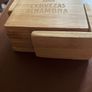 Cervezas Alhambra Timber Coasters Set Image 2