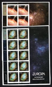 2009 Ireland Europa (International Year of Astronomy) Stamp Sheetlet Plate 1B1B1B1B Fine Used with Dublin cancel of 15th May 2009 (First day of issue)