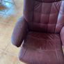 Chair & footstool - swivel chair Image 4