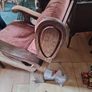 Solid Oak Armchair Image 8