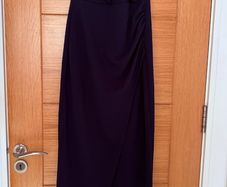 Navy long Dress size uk 8