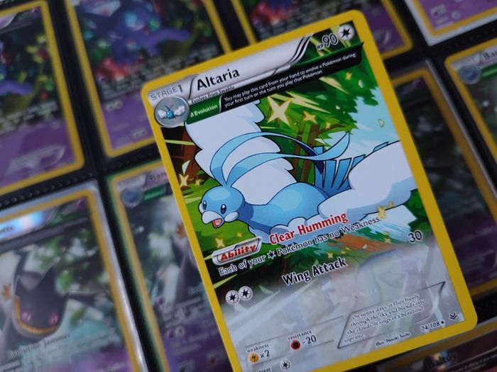 Altaria ! Full Art ! Non Holo Rare ! from Roaring Skies Set ! 2015 ! Pokemon Card !