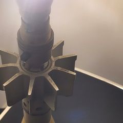 trench art lamp