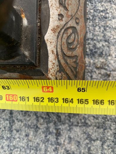 Pair of Custom-Made Heavy Iron Fireplace Fenders