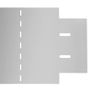 Lawn Fence 10 pcs Galvanised Steel 100x20 cm Image 9