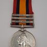 Queen South Africa Medal with three clasps, Royal Dublin Fusiliers, J O'Brien Image 2