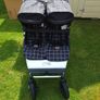 Mountain Buggy Duet Twin Pushchair Carrycot Plus Rain Cover in Excellent Condition Image 6