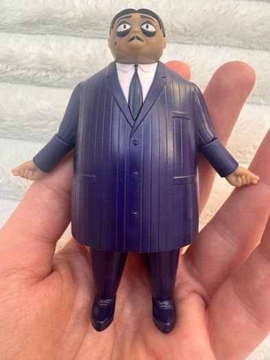 Gomez Addams Family Burger King Toy 2019 Moving Arms approx. 10 cm. Used Please see photos