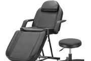 BRAND NEW Professional Adjustable Massage Bed Chair with Stool Facial Beauty Therapy Salon Healing For Tattoo Therapy Salon Furniture