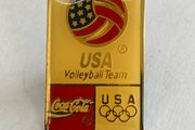 Coca Cola Volleyball USA Team Olympic pin