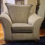 Newly recovered 4 seated  sofa with two chairs Image 3