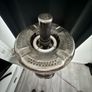 Original custom-made washing machine drum freestanding light - all made from Pure metal Image 2