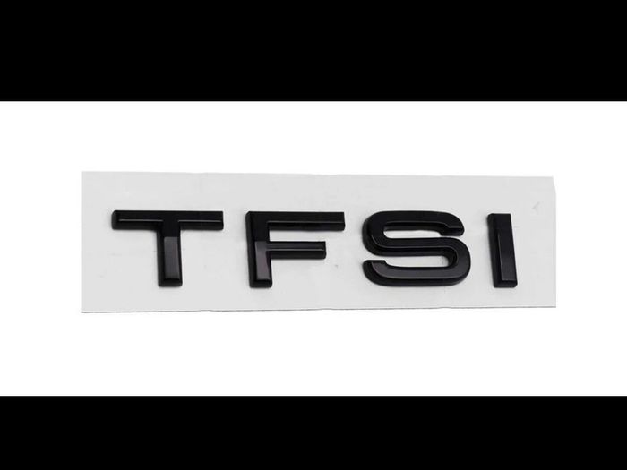 TFSI rear boot badge