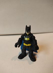 Imaginext DC Superhero Friends Batman Black Armour Blue Cape