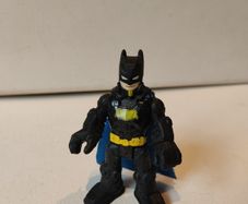 Imaginext DC Superhero Friends Batman Black Armour Blue Cape