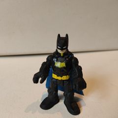 Imaginext DC Superhero Friends Batman Black Armour Blue Cape