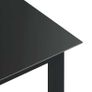 Garden Table Anthracite 190x90x74 cm Aluminium and Glass Image 4