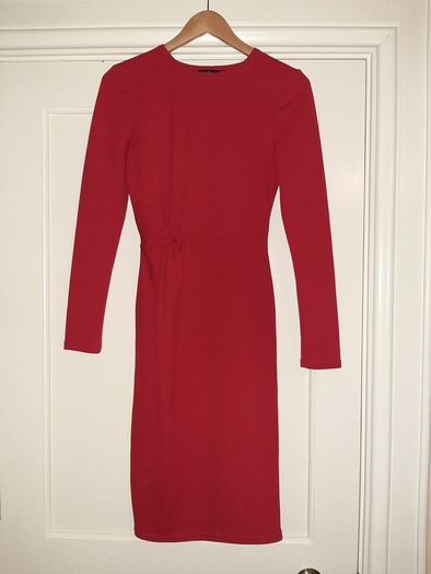 Beautiful Red Boohoo Dress Size 12