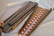 Scalextric C8233: 3x Used Pairs of Lead In/Out Straight Borders with Barriers
