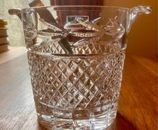 Galway Crystal Oranmore Ice Bucket & Thongs