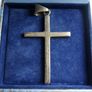 Vintage Large and Heavy Sterling Silver Cross Pendant 3,4 Inches - 21,4g Image 3