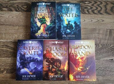 Lone Wolf Series Books 1-5 Collection Set by Joe Dever, Age 9+