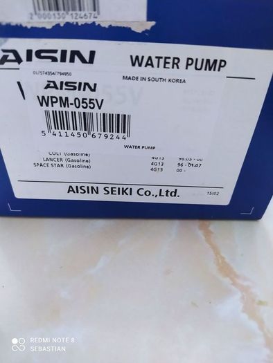 Mitsubishi 1.3 4g13 water pump (New)