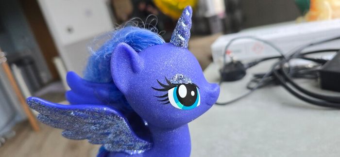 Luna Nightmare Moon Sparkle Glitter HTF 6 Inch Brushable MLP G4 My Little Pony 2016
