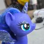 Luna Nightmare Moon Sparkle Glitter HTF 6 Inch Brushable MLP G4 My Little Pony 2016 Image 3