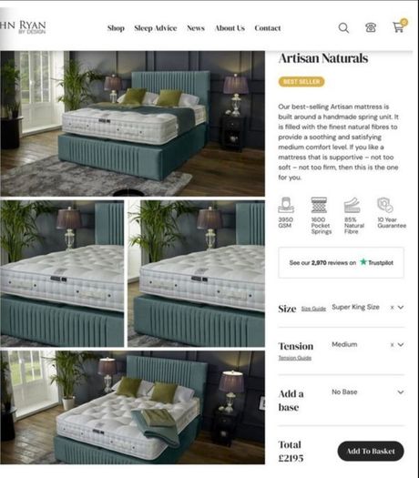 Super King Pocket Sprung Mattress