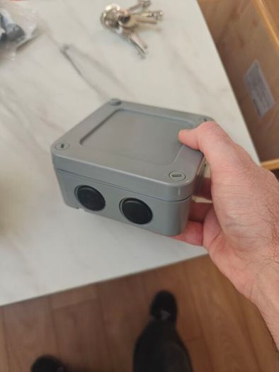 Diall Grey Water resistant Weatherproof junction box