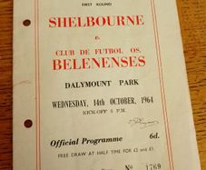 Shelbourne V Belenenses 1964 Dalymount