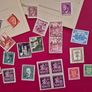 Selection of 3rd reich, stamps/ postcards/propaganda photo, and military feldpost. Image 2