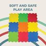 Activo Foam Play Mat 9pcs 29CM x 29CM Large Interlocking Foam Mat for Babies, Toddlers and Kids, Interlocking Soft Play Tiles for Baby Play Room Image 2