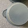 Le Creuset Cast Iron 3pc Pot Set Grey Vintage France Image 7