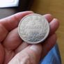 France 1837 B,5 francs.King Louis Philippe.90% silver. Image 2