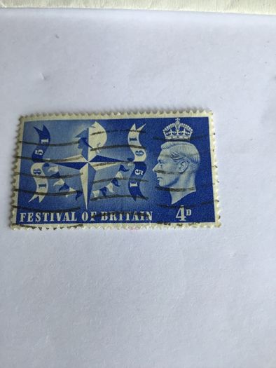 Old British George VI stamp