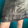Black satin skirt. Size 8 Image 9