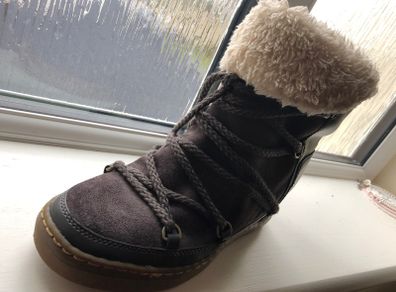 Boots With Wedge Heel,Brand New