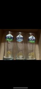 beer bulmers rockshore foster asahi hop 13tuborg Jameson whiskey Official Pint Glasses brand new