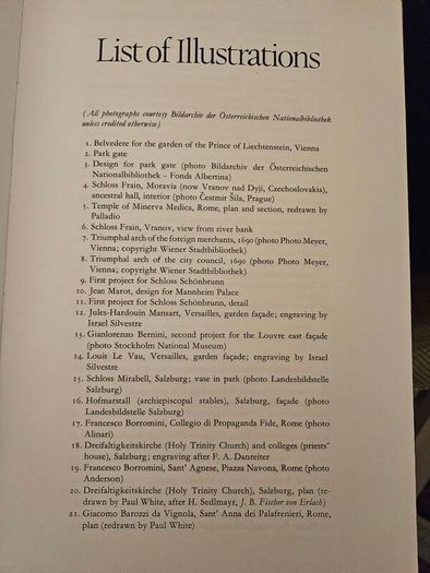 J. B. Fischer Von Erlach. By Hans Aurenhammer. First Edition Hardback With Dustjacket In Good Condition.  See Photos.