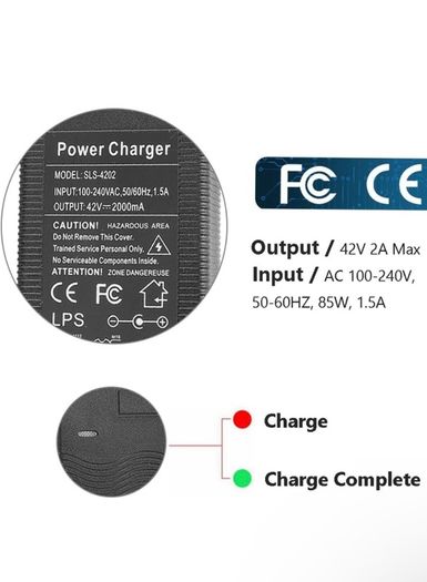 Xiaomi scooter charger 42v 1.5A