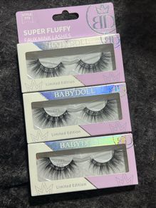 Baby doll super fluffy faux mink lashes bundle
