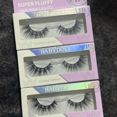 Baby doll super fluffy faux mink lashes bundle